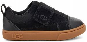 Ugg Rennon Low Sneaker voor Grote Kinderen in Black Leder