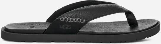 UGG Teenslippers Heren M Seaside Ii Flip Maat: 44 Materiaal: Leer Kleur: Zwart - Foto 3