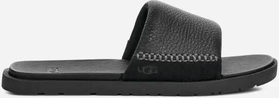 UGG Slippers Heren M Seaside Ii Slide Maat: 40 Materiaal: Leer Kleur: Zwart - Foto 3