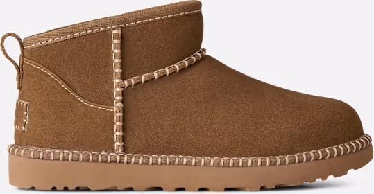 Ugg Classic Ultra Mini Botanic-laars in Brown Wol