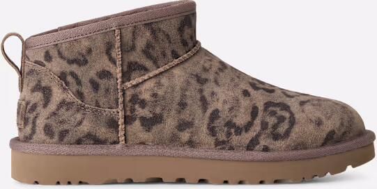 Ugg Classic Ultra Mini Spotted Boot in Brown