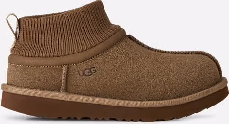 Ugg Classic Ultra met elastisch omslagboord voor kinderen in Brown