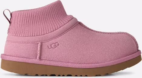 Ugg Classic Ultra met elastisch omslagboord voor kinderen in Dusty Orchid