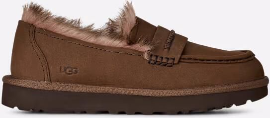 Ugg Ellis Nubuck-loafer in Brown