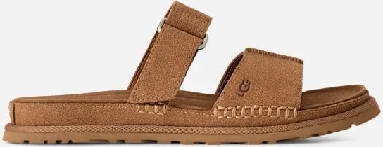 UGG Slippers Dames W Goldengaze Slide Maat: 37 Materiaal: Suède Kleur: Camel - Foto 4