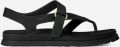 Ugg GoldenGaze Toe Post-sandaal in Black Leder - Zwart