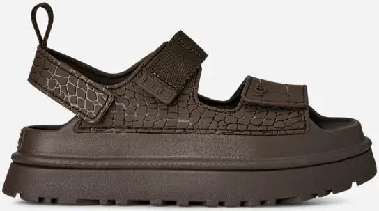 Ugg GoldenGlow Embossed-sandaal in Dense Smoke - Foto 4