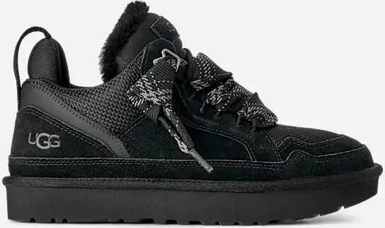 UGG Lage Sneakers Dames W Lowmel Suède Zwart - Foto 6