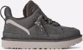 Ugg Lowmel voor heren in Black Suede Textiel Gerecyclede Materialen - Zwart