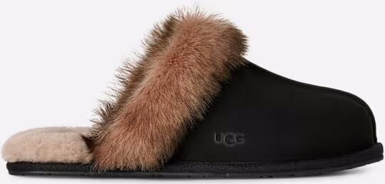 Ugg Scuffette Nubuck-pantoffel in Black