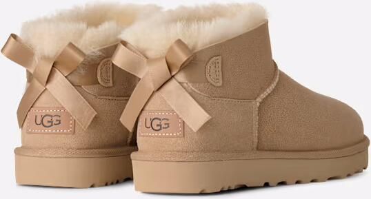 Ugg Ultra mini bailey bow 1185491 SAN sand Beige - Foto 3