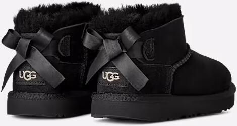 Ugg Ultra Mini Bailey Bow-laars in Black