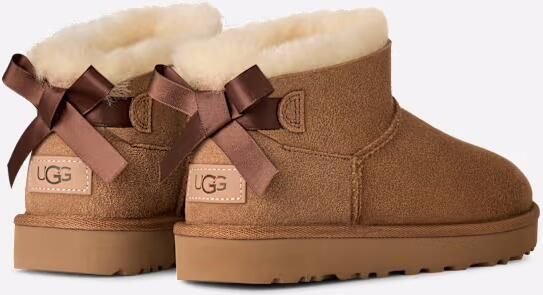 Ugg Ultra mini bailey bow 1185491 CHE chestnut Cognac - Foto 3