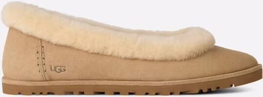 Ugg Zora-ballerina voor dames in Beige - Foto 3