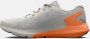 Under Armour Dameshardloopschoenen Charged Rogue 3 Knit Grijs Mist Oranje Tropic Downpour Grijs 42.5 - Thumbnail 2