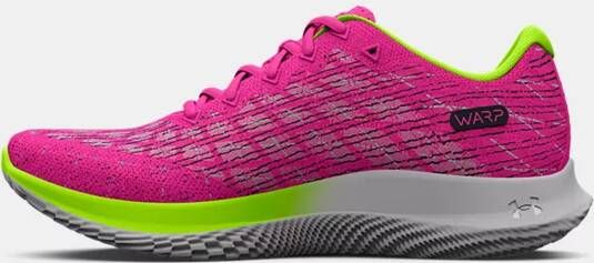 Under Armour Dameshardloopschoenen Flow Velociti Wind 2 Rebel Roze Mod Grijs Zwart 38