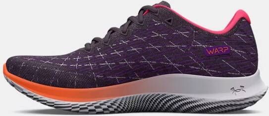 Under Armour Dameshardloopschoenen Flow Velociti Wind 2 Tux Purper Roze Shock Citrus Blast 40
