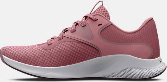 Under Armour Damestrainingsschoenen Charged Aurora 2 Roze Elixir Roze Elixir Metalen Zilver 38
