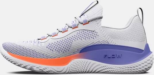 Under Armour Damestrainingsschoenen Flow Dynamic Wit Baja Blauw Oranje Blast 38.5