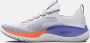 Under Armour Damestrainingsschoenen Flow Dynamic Wit Baja Blauw Oranje Blast 38.5 - Thumbnail 2