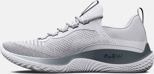 Under Armour Damestrainingsschoenen Flow Dynamic Wit Gravel Metalen Downpour Grijs 38.5