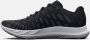 Under Armour Lichtgewicht Ademende Mesh Sneakers Lichtgewicht Ademende Mesh Hardloopschoenen Gray Black Multicolor Heren - Thumbnail 2