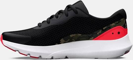 Under Armour Jongenshardloopschoenen Grade School Surge 3 met print Zwart Zwart Beta 38