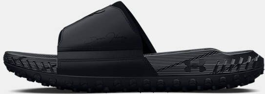 Under Armour Uniseks slippers Project Rock 3 Zwart Zwart Pitch Grijs 40