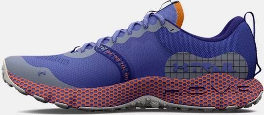 Under Armour Unisex hardloopschoenen HOVR™ DS Ridge SPD Trail Baja Blauw Oranje Blast Honey Oranje 44.5