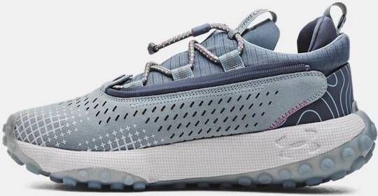 Under Armour Unisex hardloopschoenen HOVR™ Summit Fat Tire Delta Harbor Blauw Gravel Halo Grijs 43