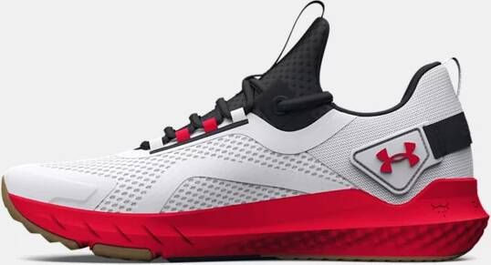 Under Armour Unisex trainingsschoenen Project Rock BSR 3 UFC '23 Wit Wit Rood 48.5