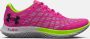 Under Armour Dameshardloopschoenen Flow Velociti Wind 2 Rebel Roze Mod Grijs Zwart 38.5 - Thumbnail 1