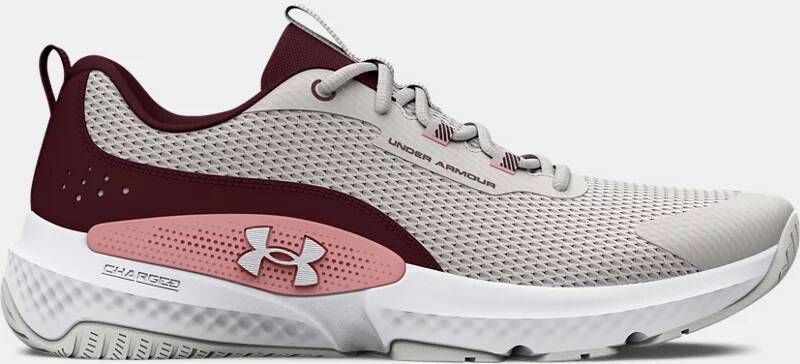 Under Armour Damestrainingsschoenen Dynamic Select Wit Clay Deep Rood Wit 42.5