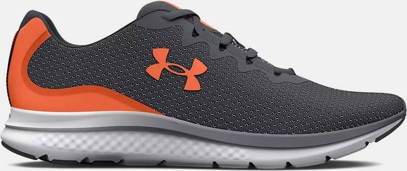 Under Armour Herenhardloopschoenen Charged Impulse 3 Pitch Grijs Oranje Blast Oranje Blast 45.5