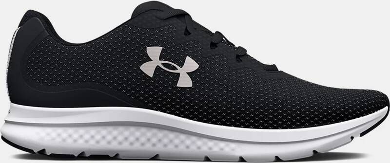 Under Armour Herenhardloopschoenen Charged Impulse 3 Zwart Zwart Metalen Zilver 42.5 - Foto 5