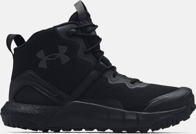 Under Armour Herenlaarzen Micro G Valsetz Zip Mid Tactical Zwart Zwart Jet Grijs 42.5