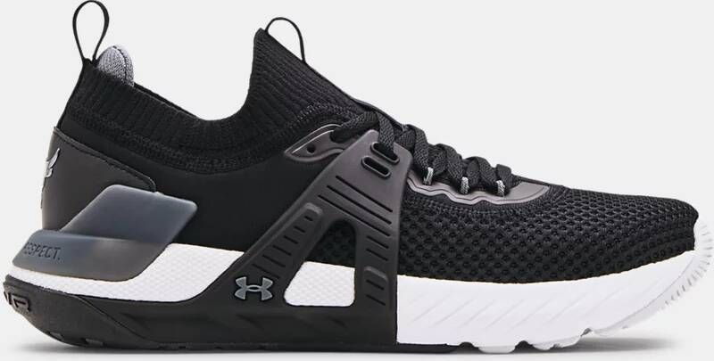 Under Armour Herentrainingsschoenen Project Rock 4 Zwart Wit Pitch Grijs 44.5