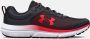 Under Armour Jongenshardloopschoenen Grade School Assert 10 Zwart Deep Rood Rood 38.5 - Thumbnail 1