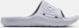 Under Armour Locker IV Charged badslippers grijs Rubber 37.5 - Thumbnail 2