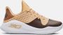 Under Armour Uniseks basketbalschoenen Curry 4 Low FloTro 'Curry Camp' Mesa Geel Cleveland Bruin Mesa Geel 40.5 - Thumbnail 1