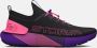 Under Armour Unisex hardloopschoenen HOVR™ 3 SE Storm Zwart Metro Purper Roze Punk 36.5 - Thumbnail 1