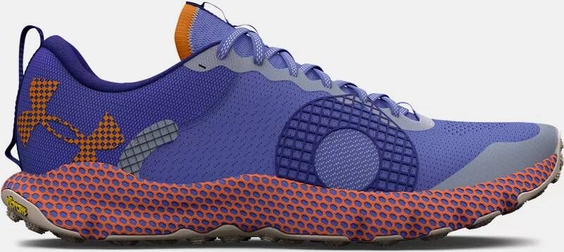 Under Armour Unisex hardloopschoenen HOVR™ DS Ridge SPD Trail Baja Blauw Oranje Blast Honey Oranje 44.5