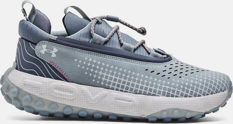 Under Armour Unisex hardloopschoenen HOVR™ Summit Fat Tire Delta Harbor Blauw Gravel Halo Grijs 42.5