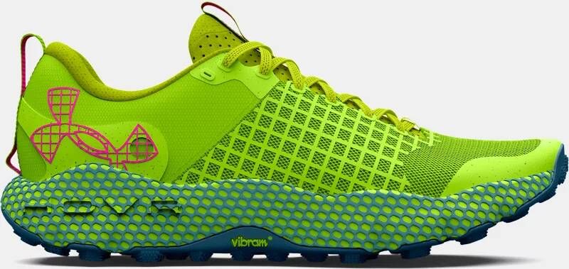 Under Armour Unisex hardloopschoenen HOVR™ Ridge Trail Lime Surge Velocity Rebel Roze 44.5