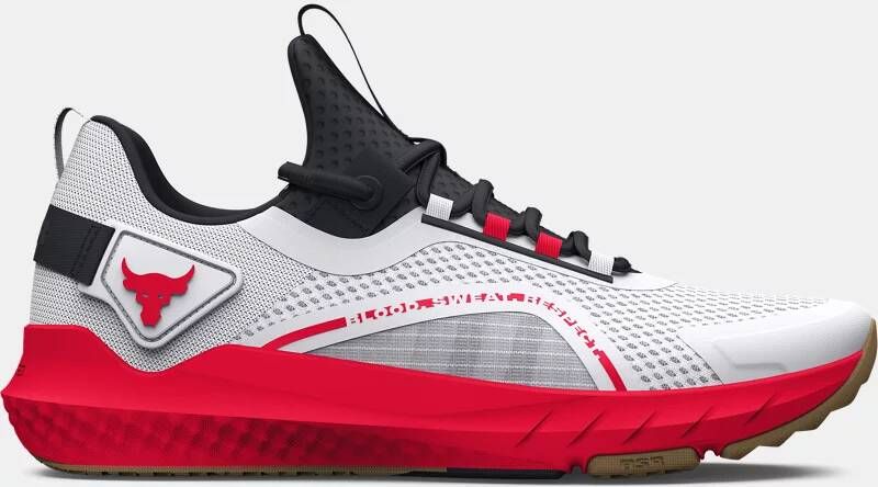 Under Armour Unisex trainingsschoenen Project Rock BSR 3 UFC '23 Wit Wit Rood 48.5