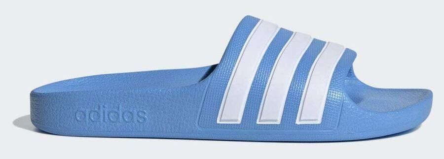 Adidas Sportswear Adilette Aqua slipper blauw wit Rubber 33