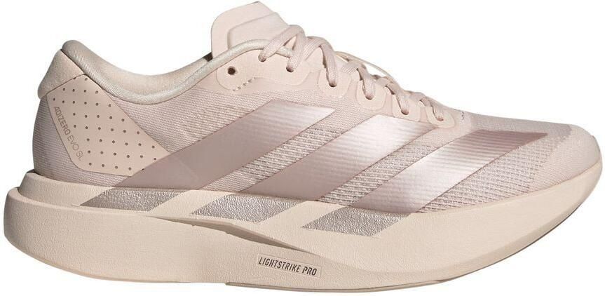 Adidas Performance Adizero Evo mesh hardloopschoenen beige
