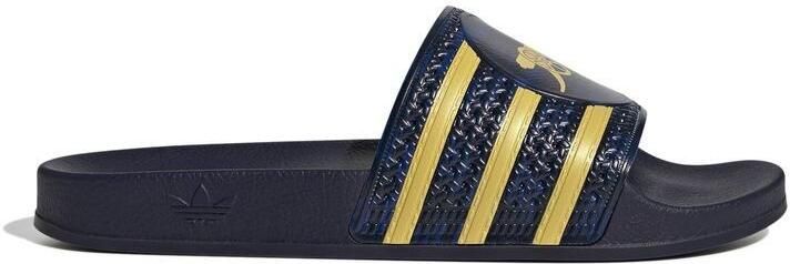 Adidas Arsenal Badslippers Trefoil Navy Geel
