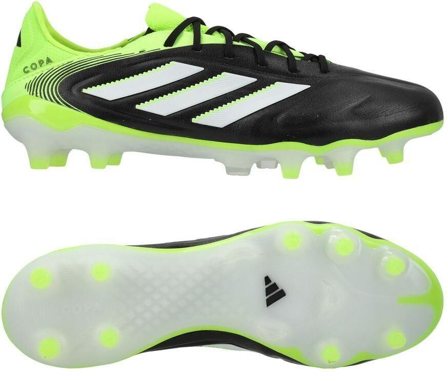 Adidas Copa Pure III Elite Gras Voetbalschoenen (FG) Zwart Wit Neongeel - Foto 5
