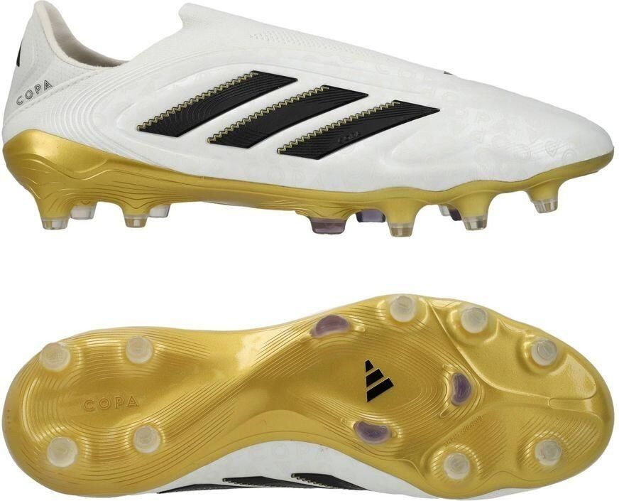 Adidas Copa Pure Elite III Laceless FG Road to Glory Wit Zilver Zwart Goud - Foto 5